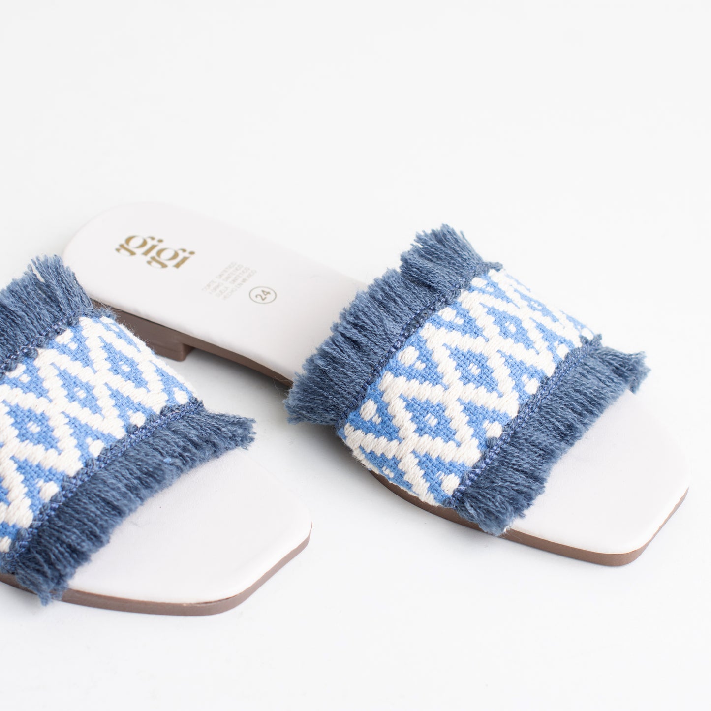 Sandalia Paula Latte Azul