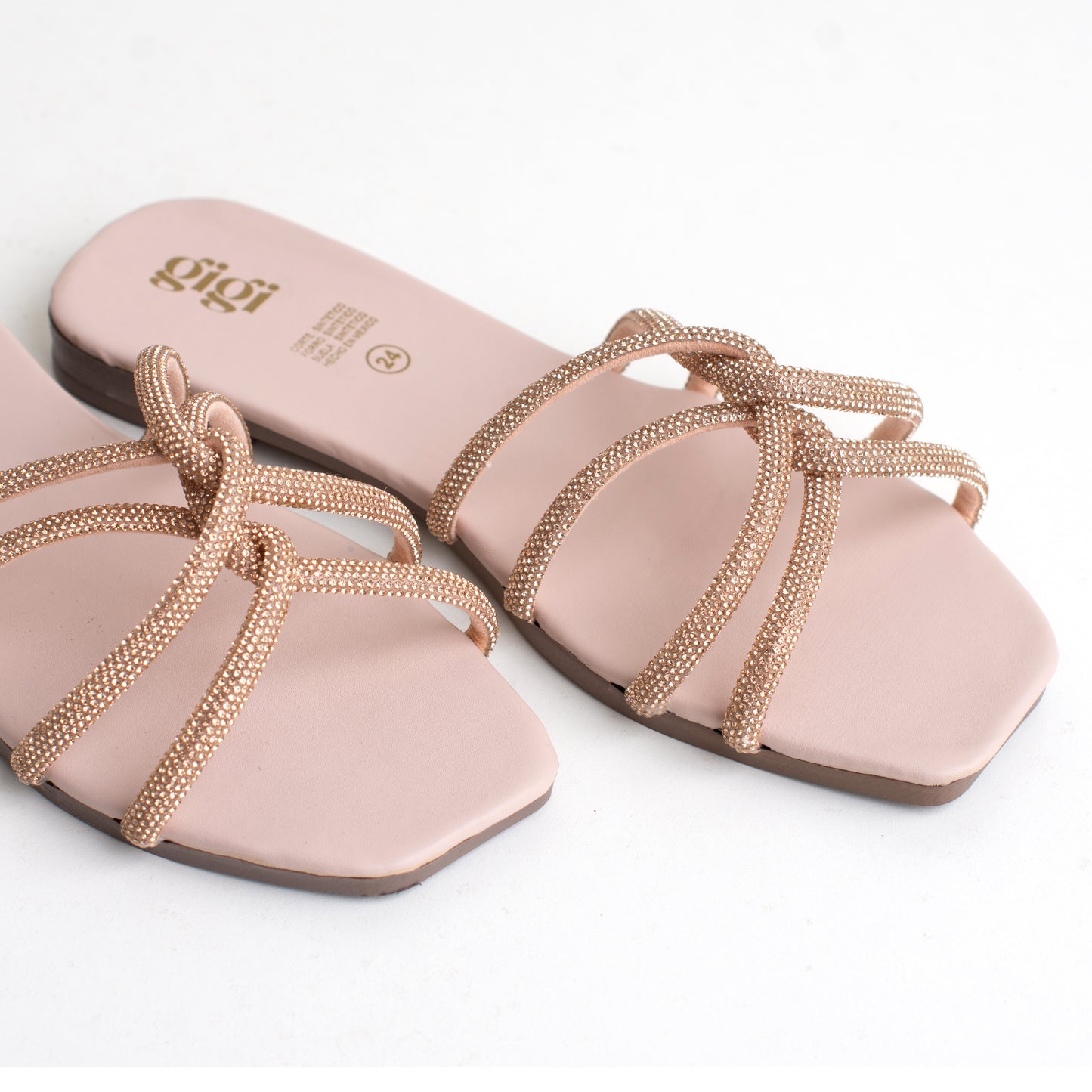 Sandalia Nelly Oro Rosado