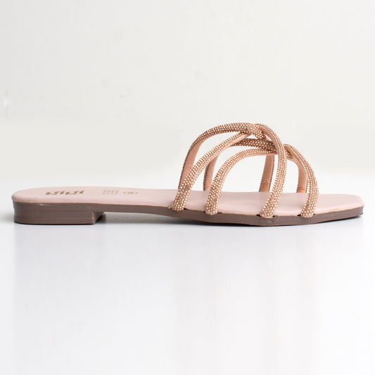 Sandalia Nelly Oro Rosado